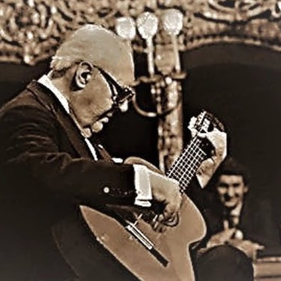 Andrés Segovia en una imagen relacionada con sus primeros años de carrera