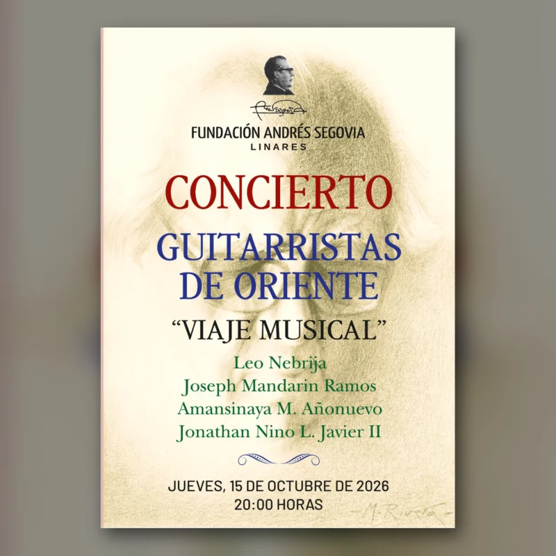 Guitarristas de Oriente: «Viaje musical», cierre del ciclo en la Fundación Andrés Segovia