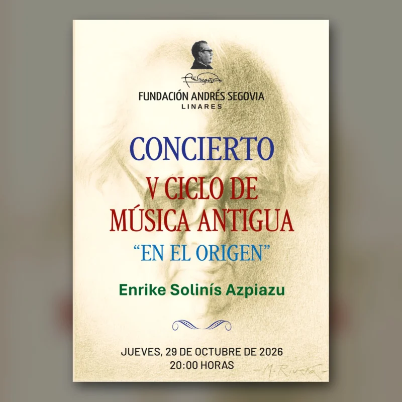 Enrike Solinís: «Fantasía, una historia de la música» – V Ciclo de Música Antigua