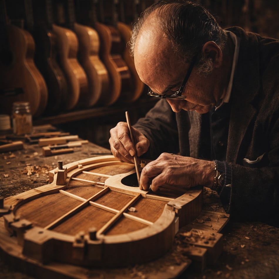 Guitarra José Ramírez vinculada a la última etapa de Andrés Segovia