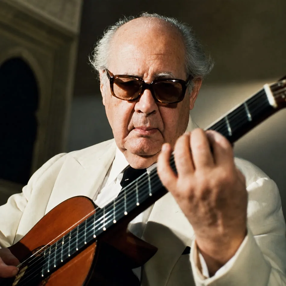 Andrés Segovia en sus últimos años