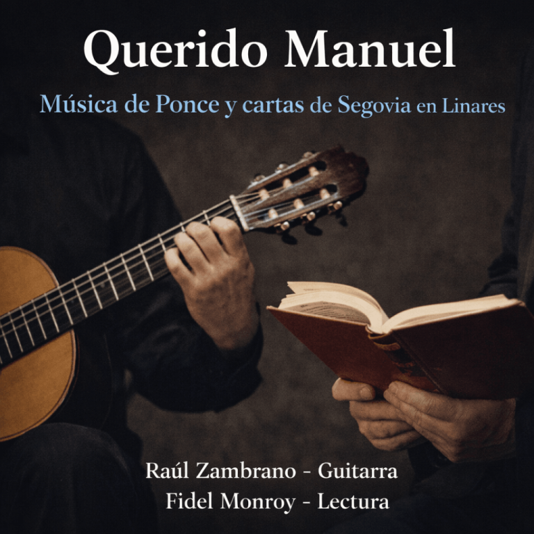 Querido Manuel: recital escénico con música de Ponce