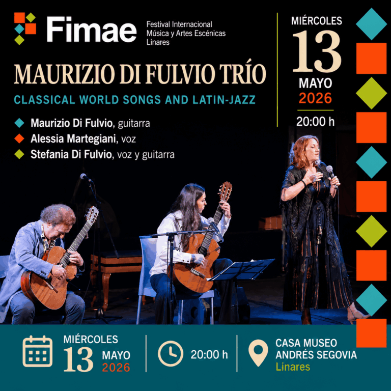 Maurizio Di Fulvio Trío en concierto en Linares